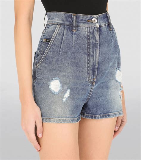 dolce gabbana denim shorts